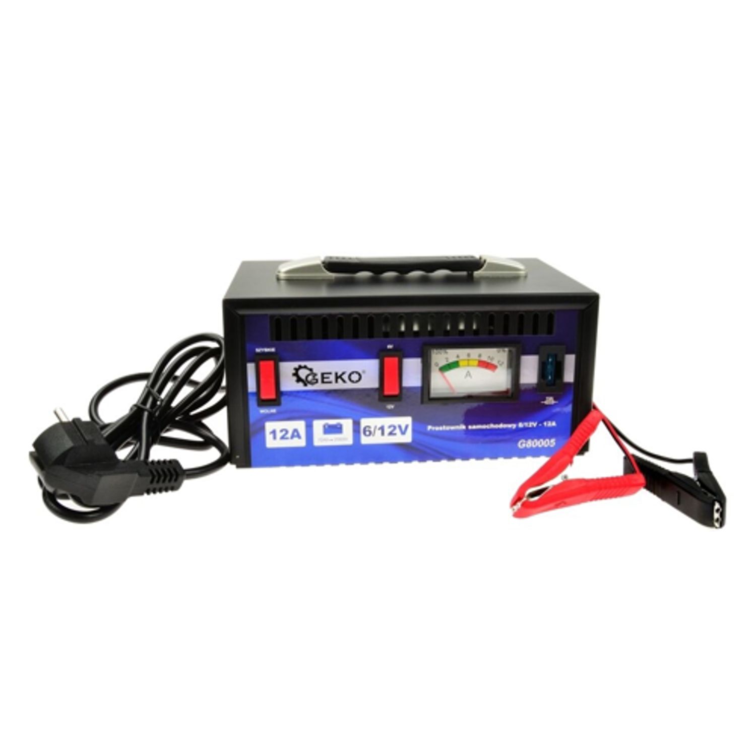 Redresor 6/12V - 12A, Geko G80005 fotografia produsului