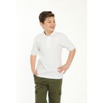 Tricou Polo copii , Vivaldi, bumbac, alb, 8-9ani fotografia produsului
