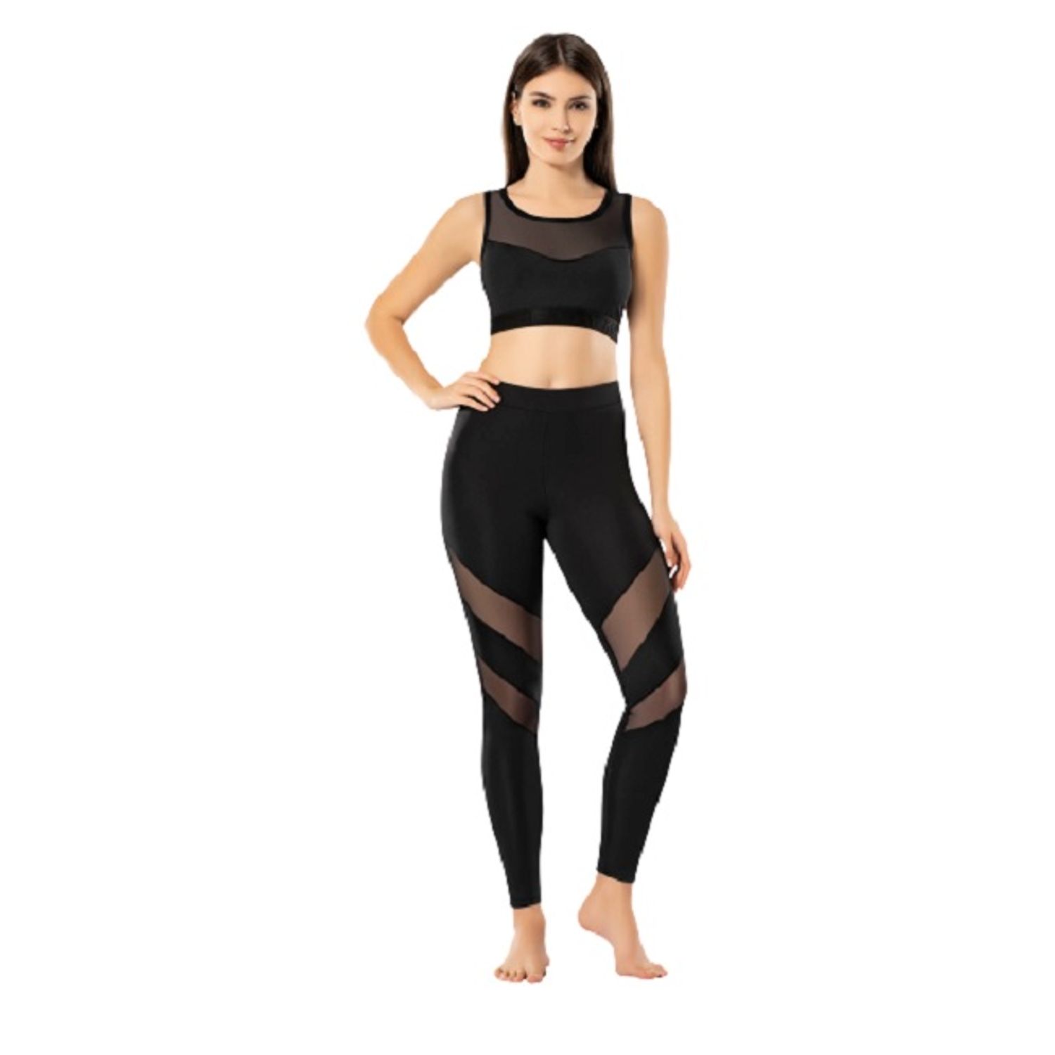 Colanti dama 4085, Kota, poliester elastan, negru, L-XL fotografia produsului View 3 L