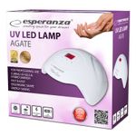 Lampa Unghii Led Uv 36w Agate Esperanza fotografia produsului View 5 S