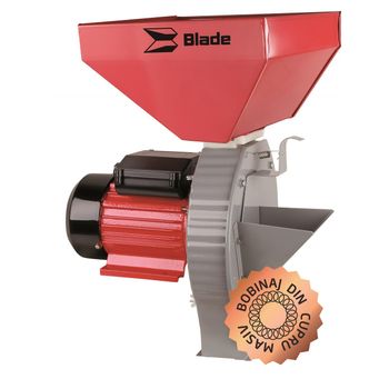 Moara cereale, legume si fructe cuva mare blade model c - 2700w, 250 kg/h