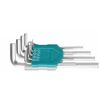 Set 9 chei imbus hexagonale total industrial - 1.5-10mm-cr-v