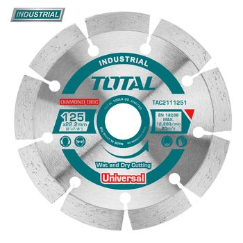 Disc debitare beton total industrial - 125 mm, tac2111251