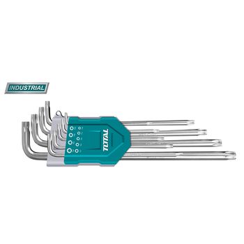 Set 9 chei imbus torx total industrial - t10-t50 -brat lung