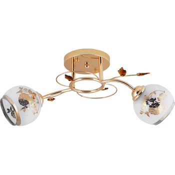 Lustra alice auriu+auriu 2xe27 60w