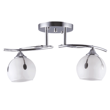 Lustra sereno alb+crom 2xe27 60w