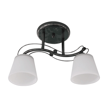 Lustra aria crom+alb 2xe27 60w