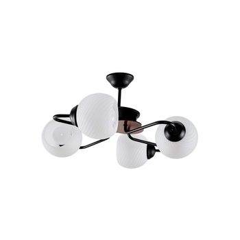 Lustra enis1 negru 4xe27 60w