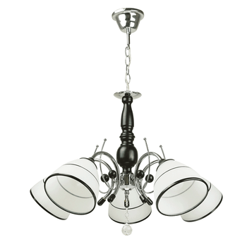 Lustra dorya alb+negru 5xe27 60w