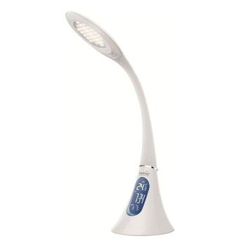 Lampa led de birou, ceas si termometru, ecran lcd, home