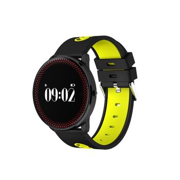 Bratara smart bluetooth monitorizare cardiaca, calorii, pedometru, notificari, galben, sovogue