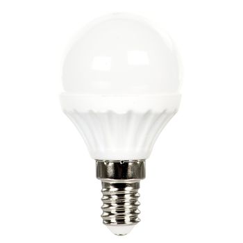 Bec LED SMD E14 5W forma glob lumina calda echivalent 40 W 30000 ore ActiveJet imagine noua 2022