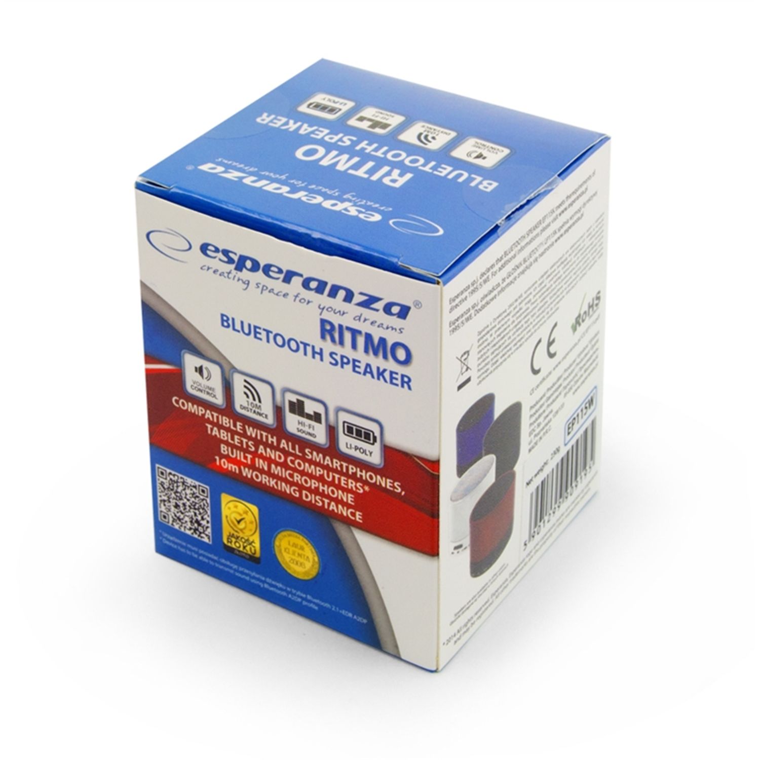 Boxa Portabila Bluetooth 3W Esperanza fotografia produsului View 2 L