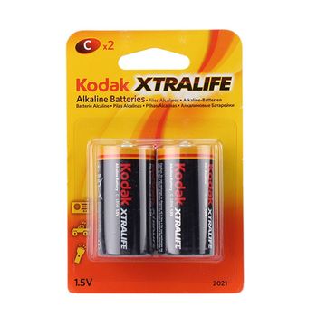 Set 2 baterii R14 Kodak, alcaline, 1.5V elefant.ro imagine noua 2022