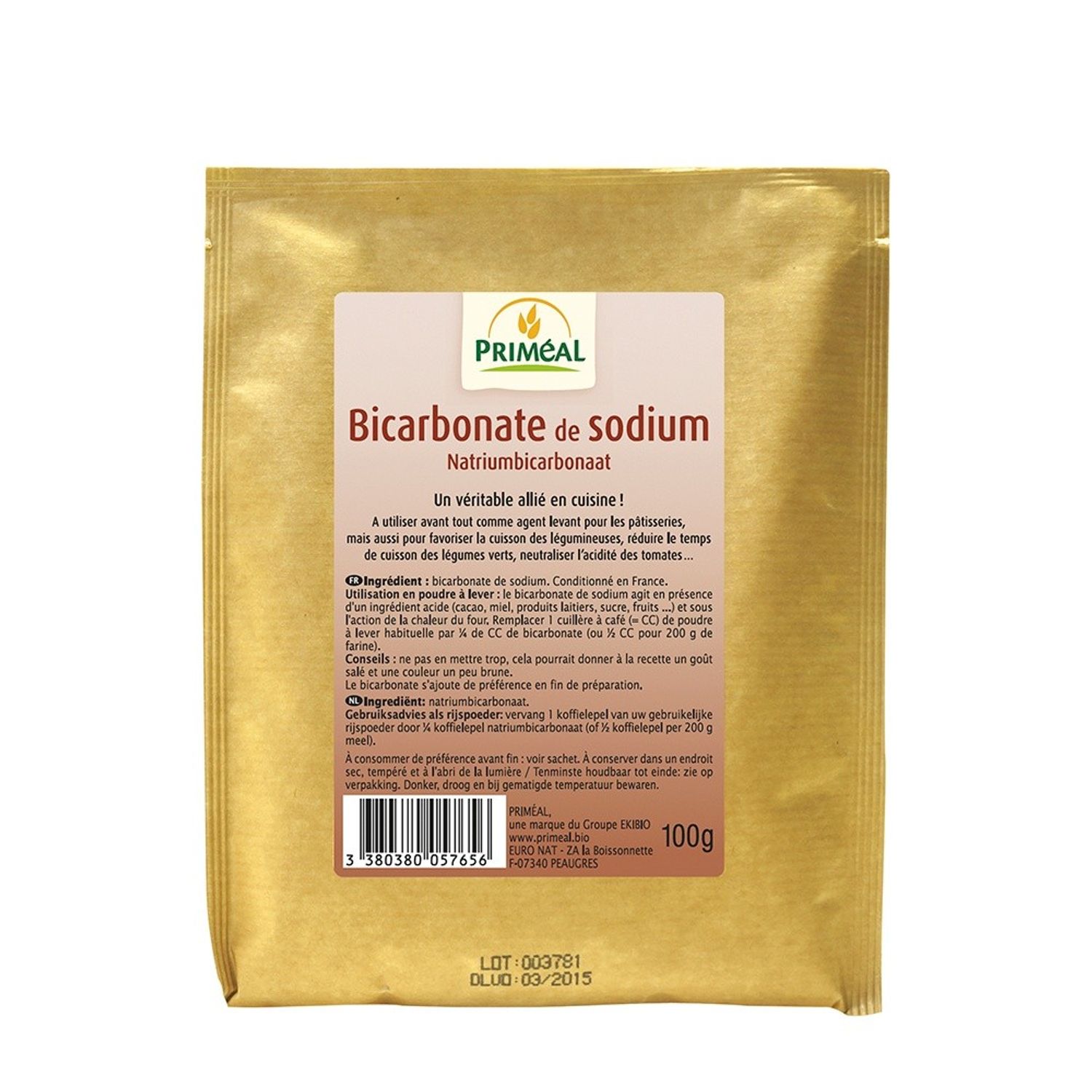 Bicarbonat de sodiu alimentar 100g fotografia produsului