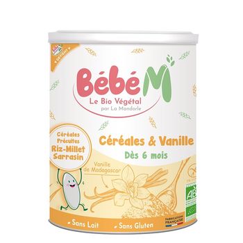 Cereale cu vanilie pentru bebelui – de la 6 luni 400g Bb M Bb M