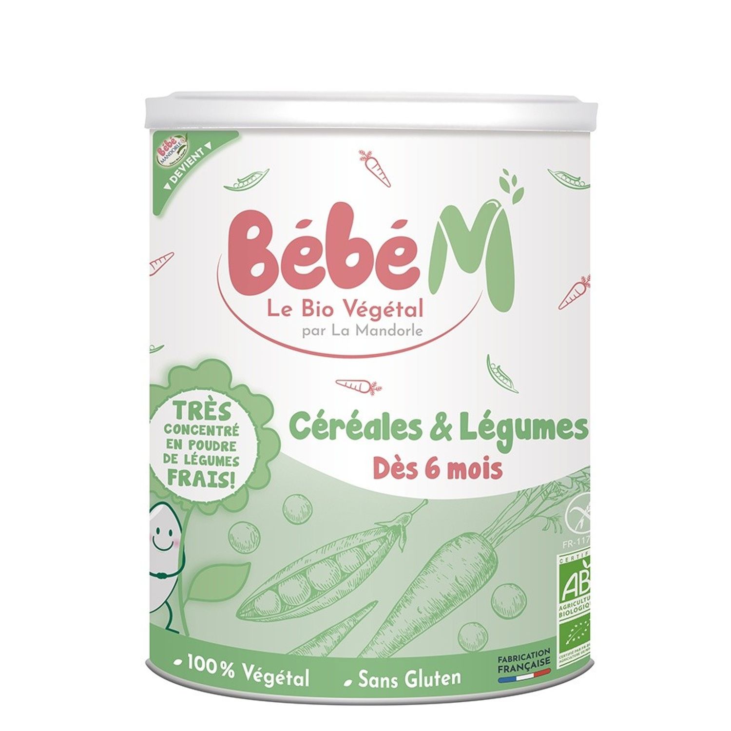 Cereale + legume pentru bebelusi - de la 6 luni 400g fotografia produsului