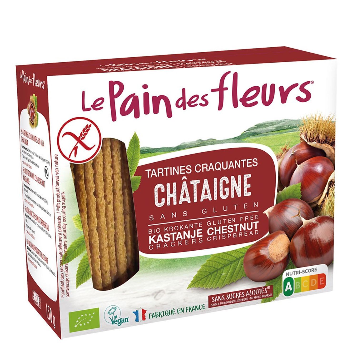 Turte crocante cu castane - fara gluten 150g fotografia produsului