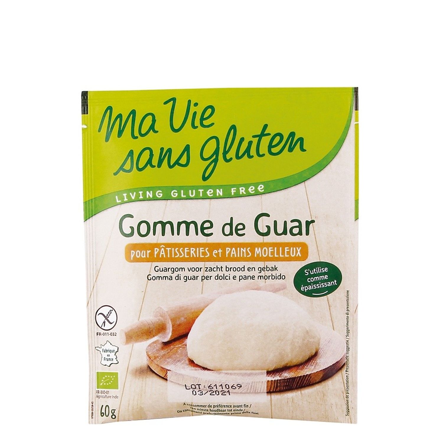 Guma de Guar fara gluten 60g fotografia produsului