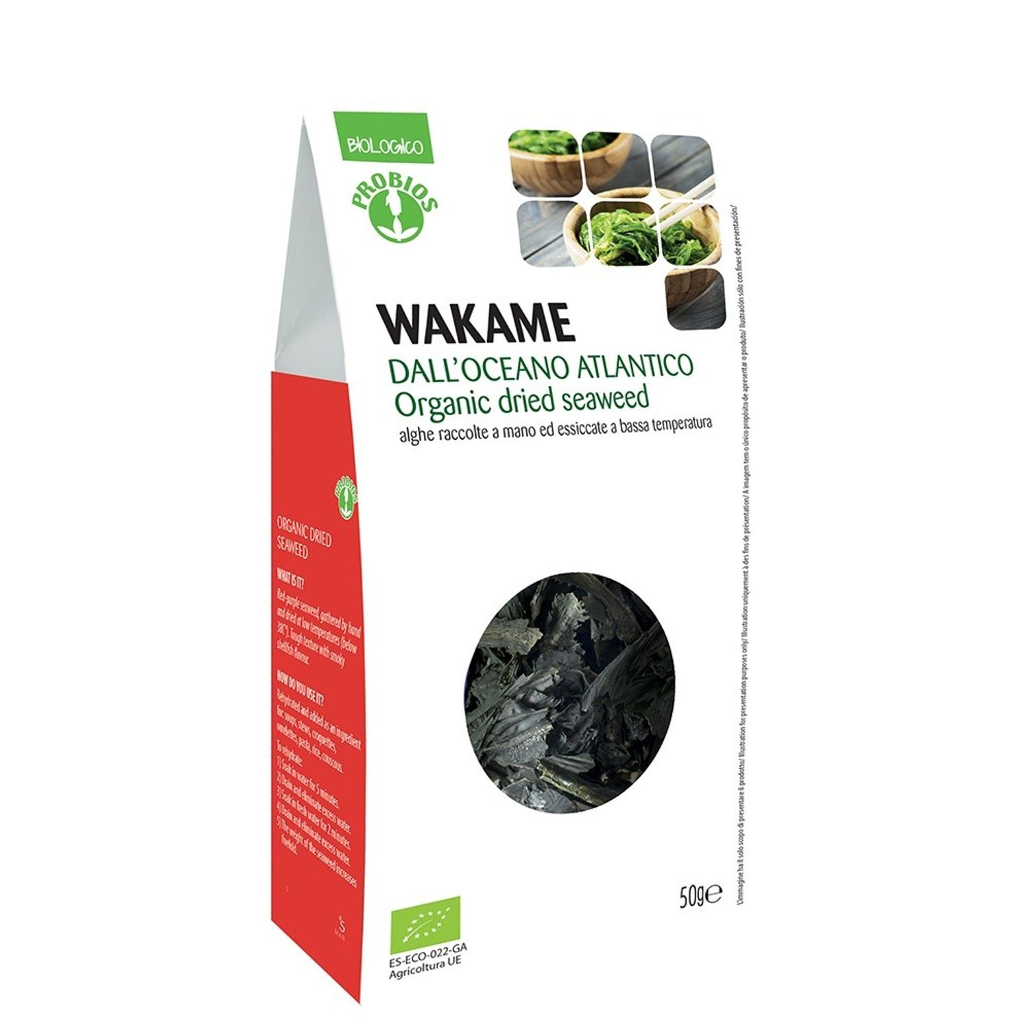 Alge WAKAME bio 50g fotografia produsului