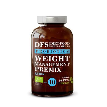 Bio premix probiotice controlul greutatii - 60 capsule - 27g