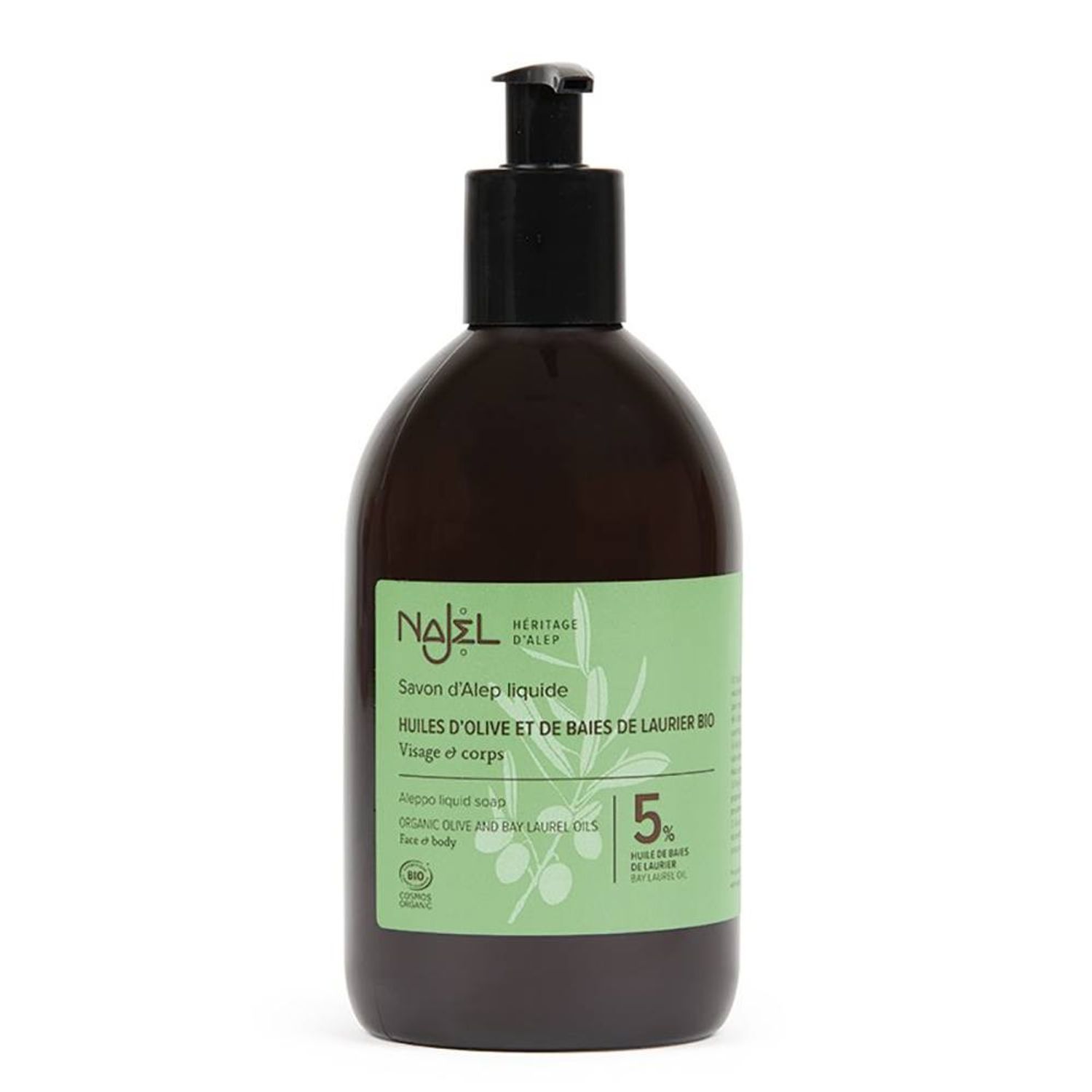 Sapun de Alep  lichid bio 500ml fotografia produsului