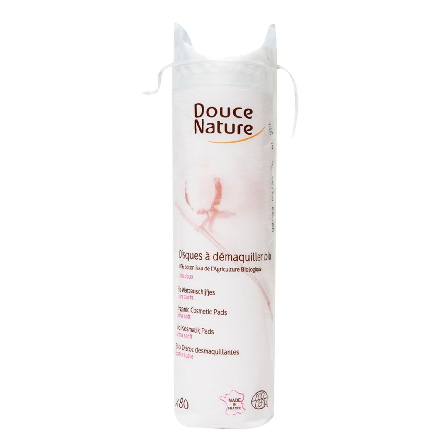 Dischete demachiante din bumbac organic 80buc fotografia produsului