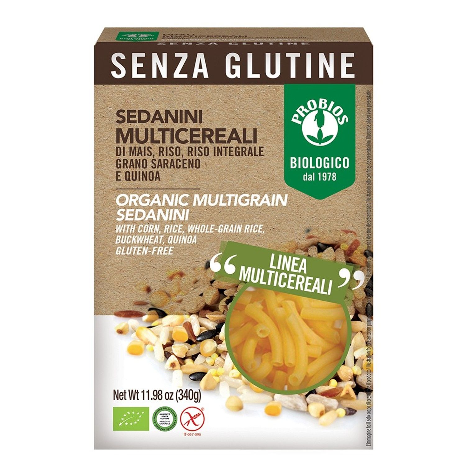 Macaroane multicereale - fara gluten 340g fotografia produsului