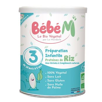 Formula 3 Cereale + proteine vegetale pentru bebelusi – de la 10 luni 800g Bb M Alimentare & Superfoods
