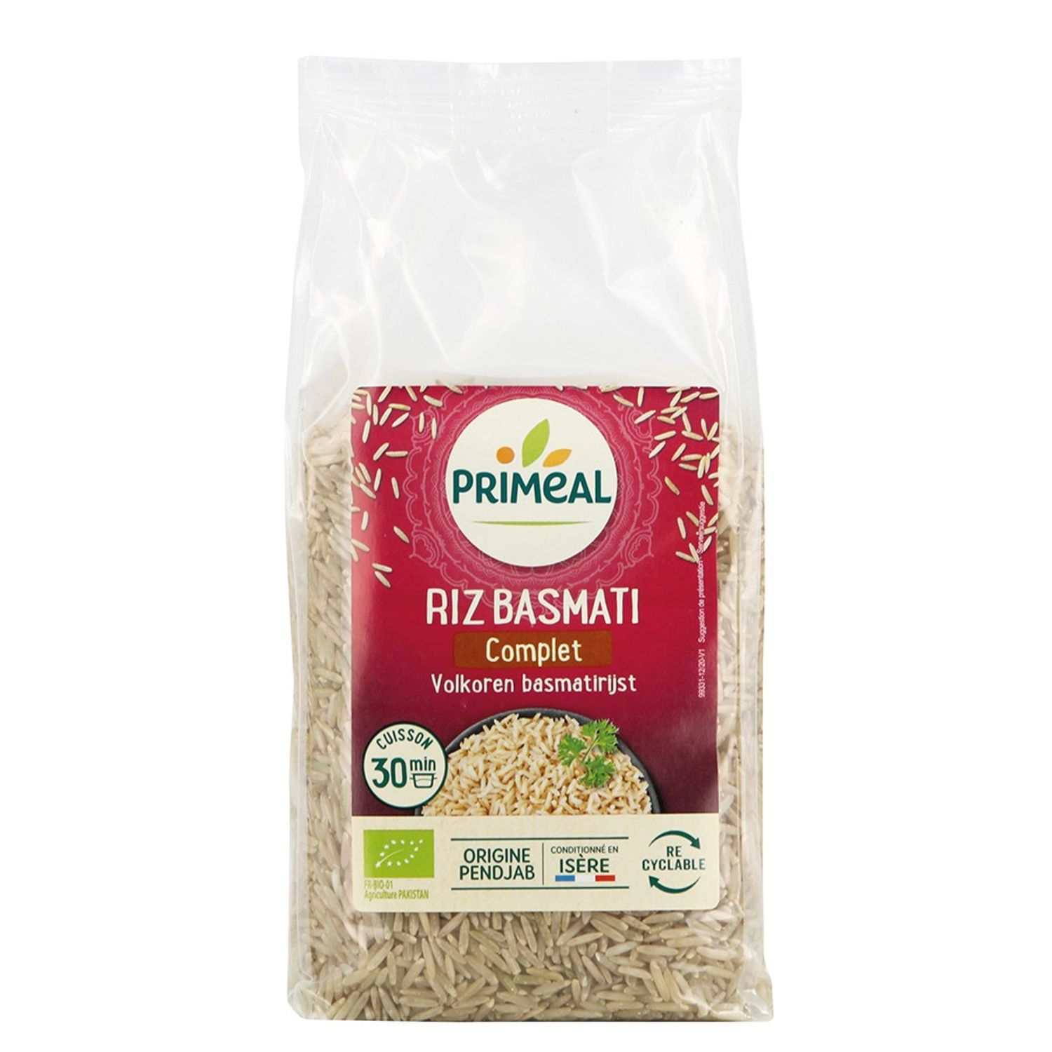 Orez BASMATI bio integral 500g fotografia produsului