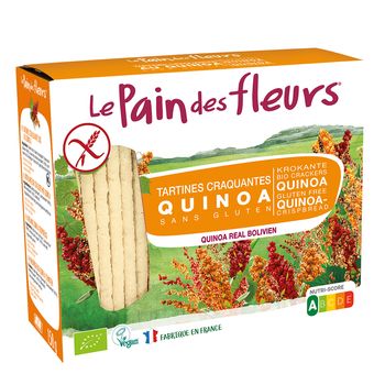 Turte crocante cu quinoa – fara gluten 150g Le pain des fleurs elefant