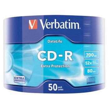 Set 50 CD-R Inscriptibil Verbatim, Capacitate 700 Mb