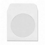 Set 100 Plicuri Albe CD/DVD Maxell, cu Fereastra fotografia produsului