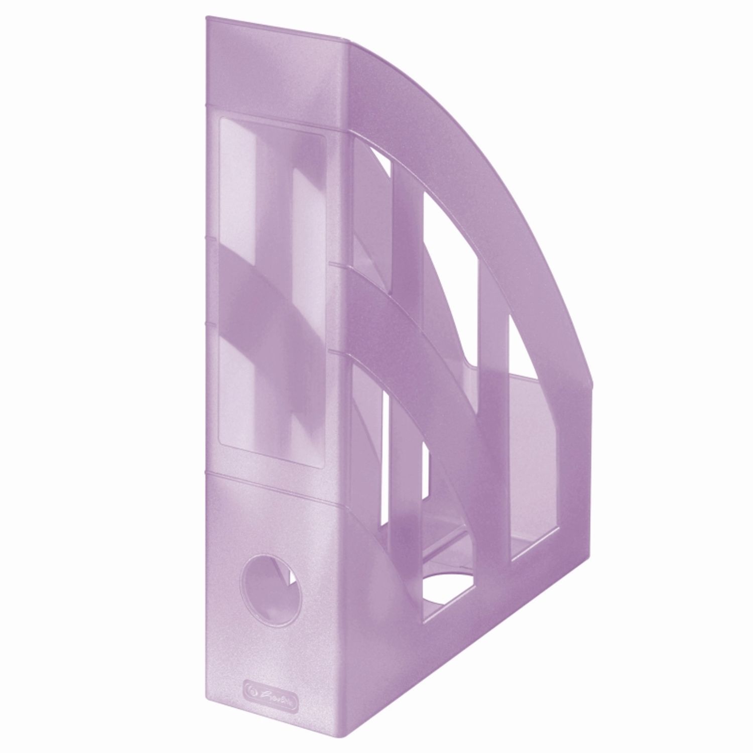 Suport Dosare Plastic A4 Mov Transparent fotografia produsului