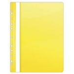 Dosar A4 Noki Plastic cu Sina si Multiperforatii, Galben fotografia produsului