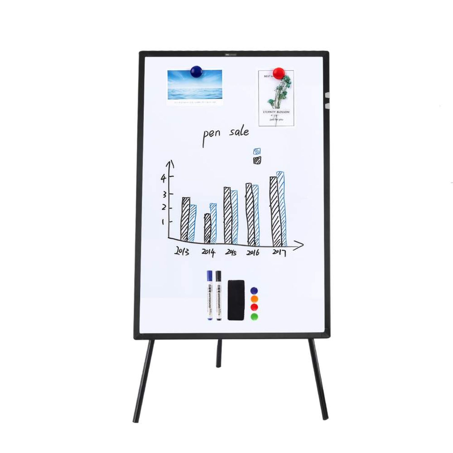 Flipchart Magnetic Deli, 60x90 cm fotografia produsului