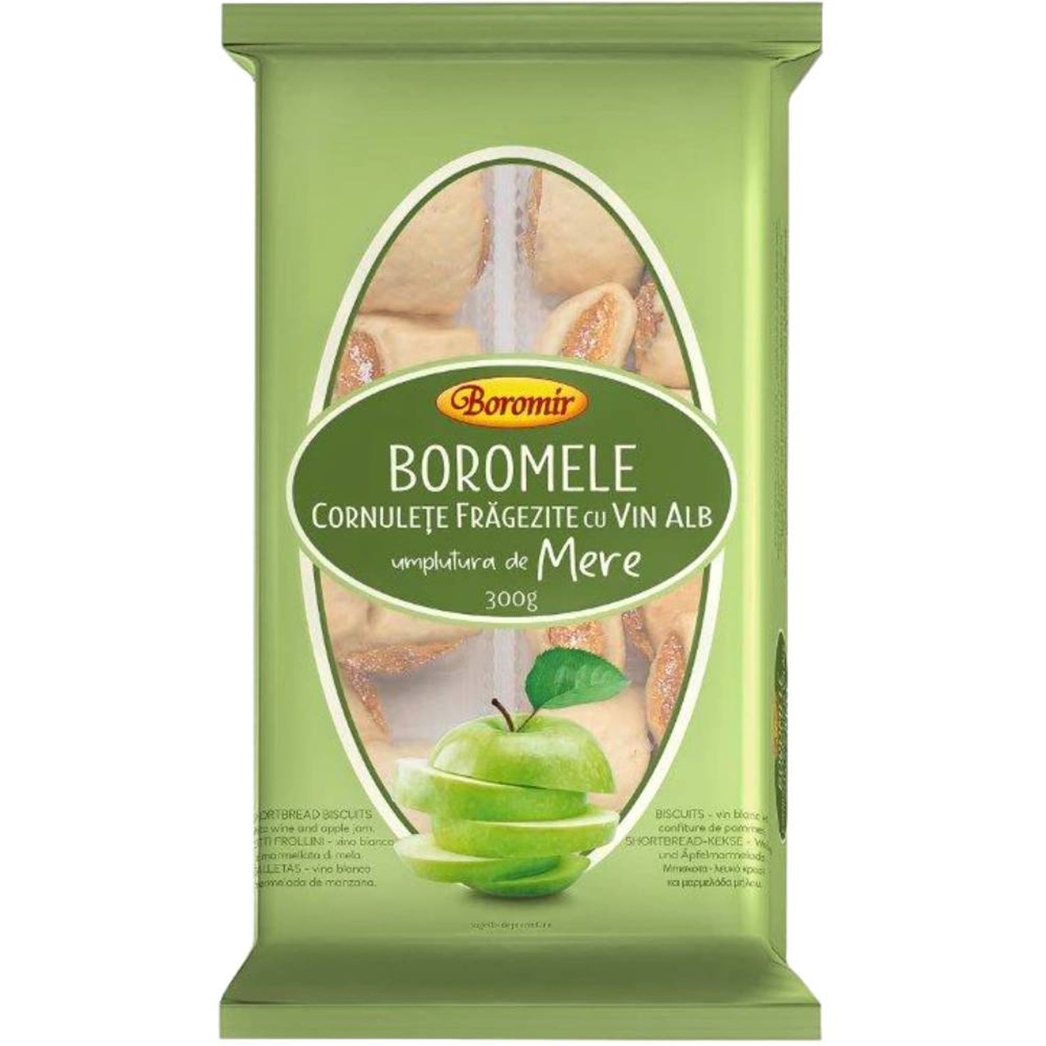Cornulete cu Umplutura de Mere Boromir, 300 g fotografia produsului