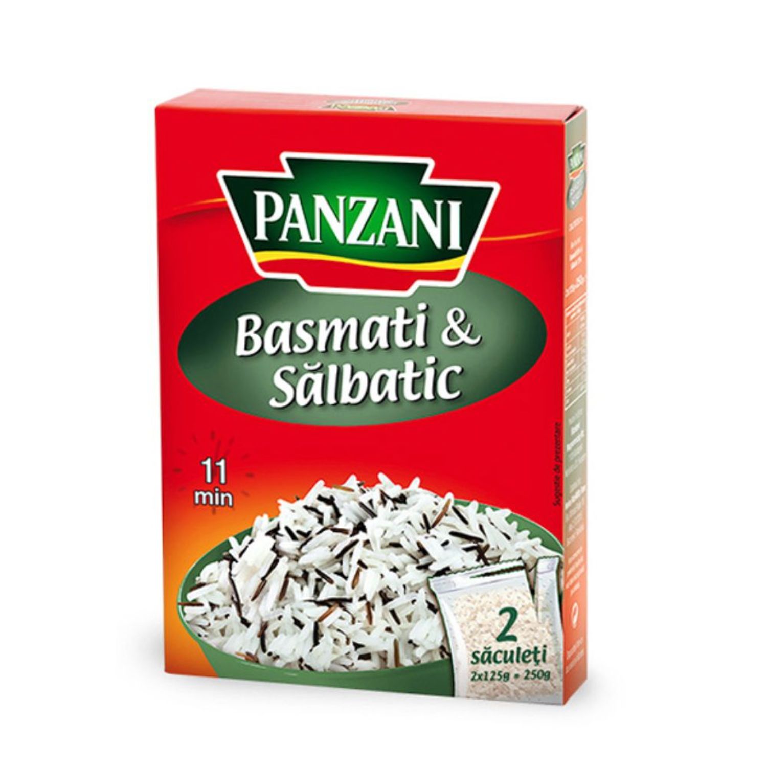 Orez Basmati &amp; Salbatic Panzani, 250 g fotografia produsului