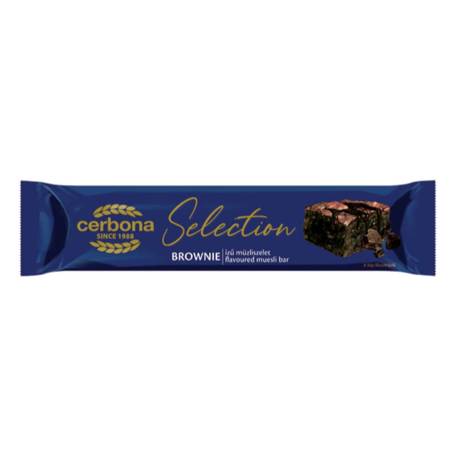Baton de Cereale Cerbona Selection Brownie, 22 g fotografia produsului