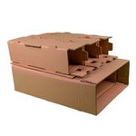Set 50 Cutii pentru 3 Sticle, cu Separator, MEGAAT111889 fotografia produsului