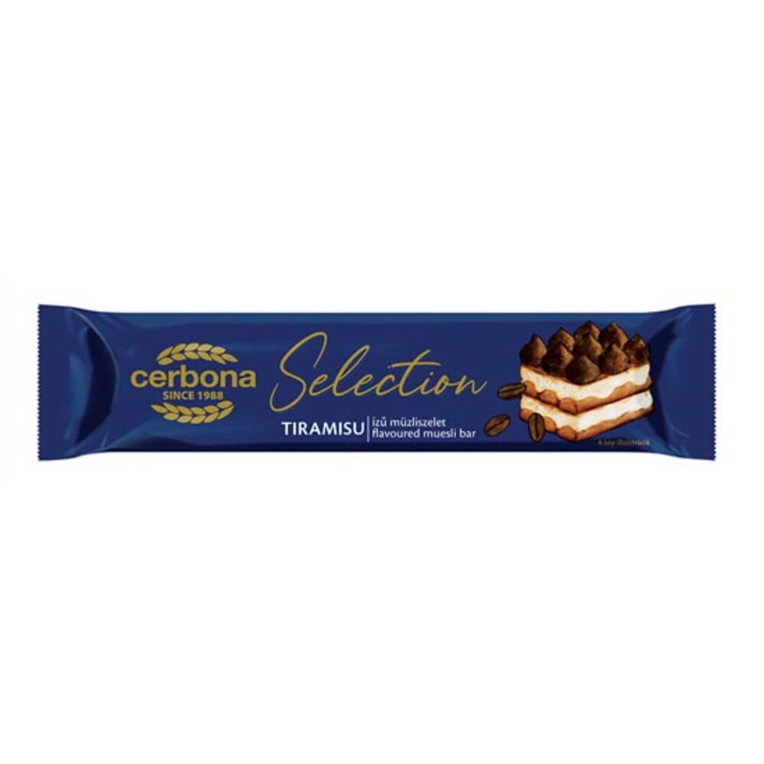 Baton de Cereale Cerbona Selection Tiramisu, 22 g fotografia produsului