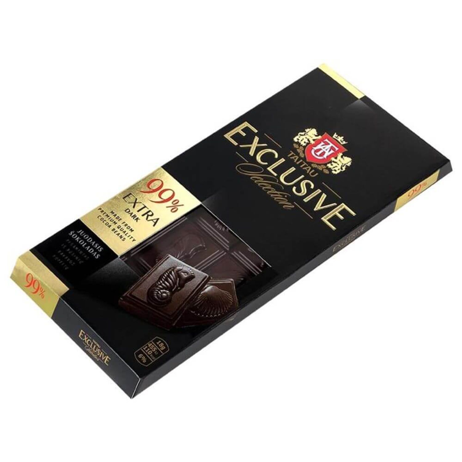 Ciocolata Neagra Tai Tau Exclusive, 90 g fotografia produsului