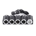 Spliter bricheta auto PNI Lighter 04 12V/24V 4 iesiri, 2xUSB, indicator LED fotografia produsului