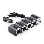 Spliter bricheta auto PNI Lighter 04 12V/24V 4 iesiri, 2xUSB, indicator LED fotografia produsului View 2 S