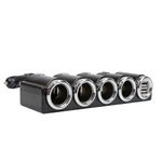 Spliter bricheta auto PNI Lighter 04 12V/24V 4 iesiri, 2xUSB, indicator LED fotografia produsului View 5 S