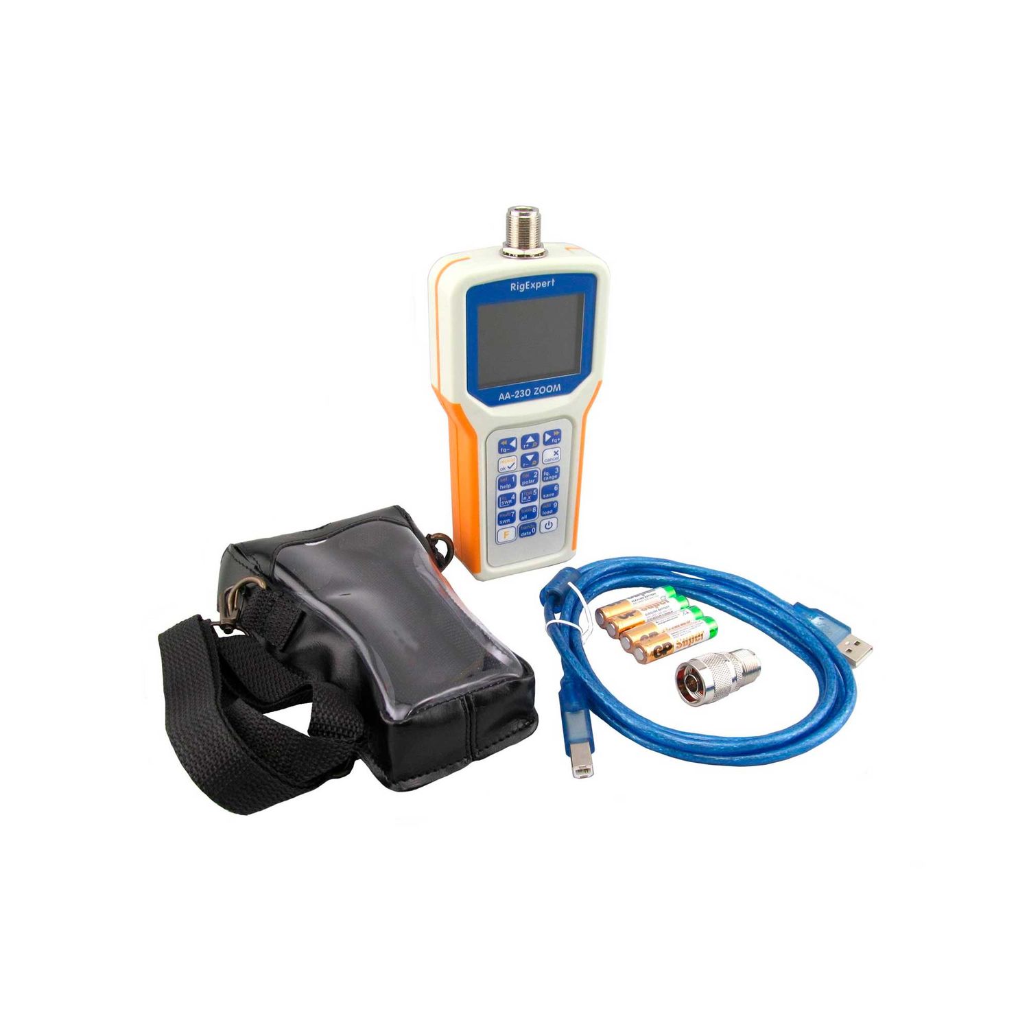 Analizor de antena RigExpert AA-230 ZOOM Bluetooth 0.1-230 MHz fotografia produsului View 3 L