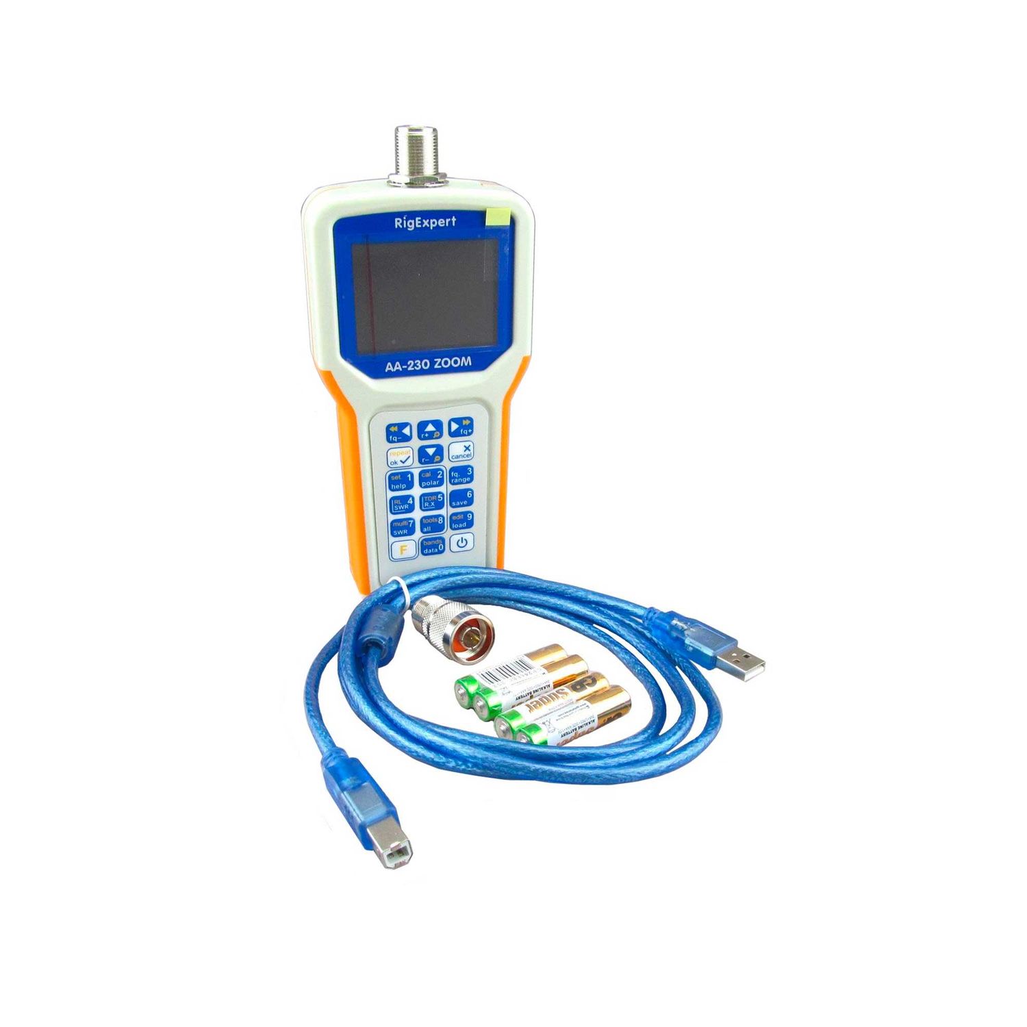 Analizor de antena RigExpert AA-230 ZOOM Bluetooth 0.1-230 MHz fotografia produsului View 5 L