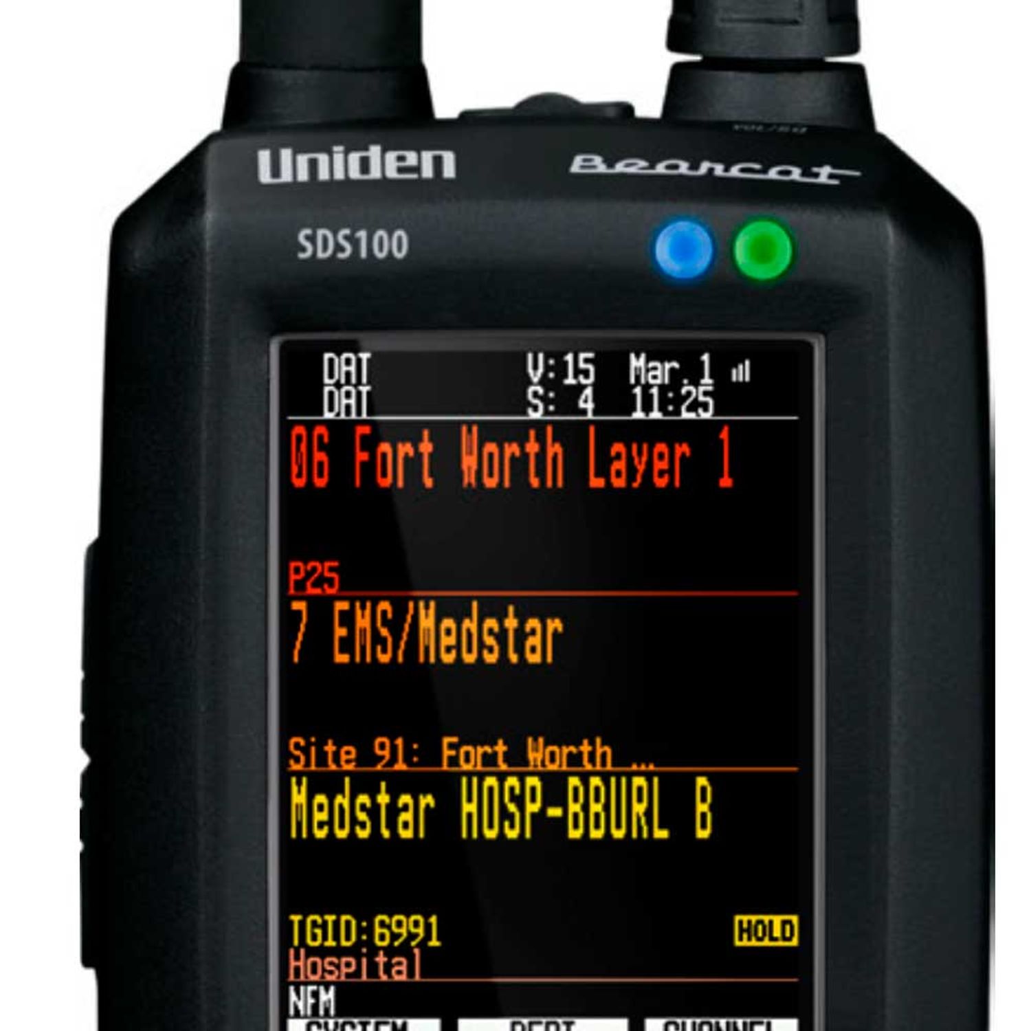 Scaner Uniden SDS100E, Standard Version fotografia produsului View 5 L