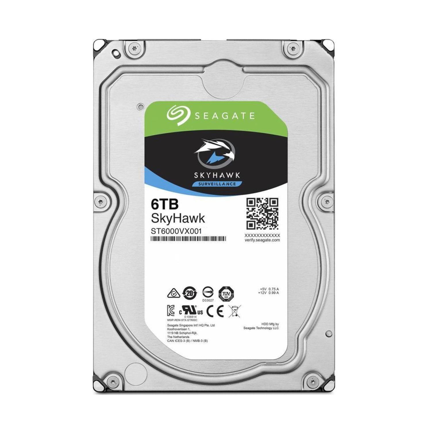Hard Disk intern Seagate SkyHawk HDD 6TB CCTV ST6000VX001 fotografia produsului