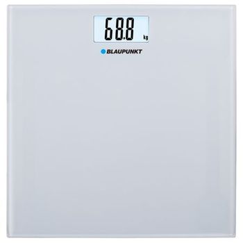 Cantar corporal de casa blaupunkt, cantarire pana la 150 kg, display lcd 74x35.6mm, alimentare cu 2 x baterii aaa,4 senzori de inalta precizie,alb